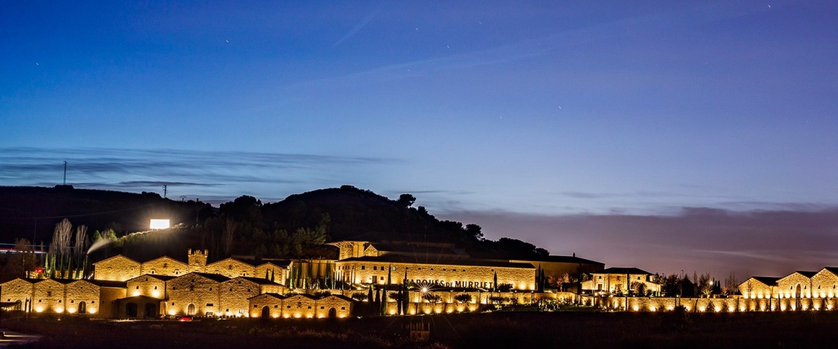 Marqués de Murrieta, Castillo de Ygay at night