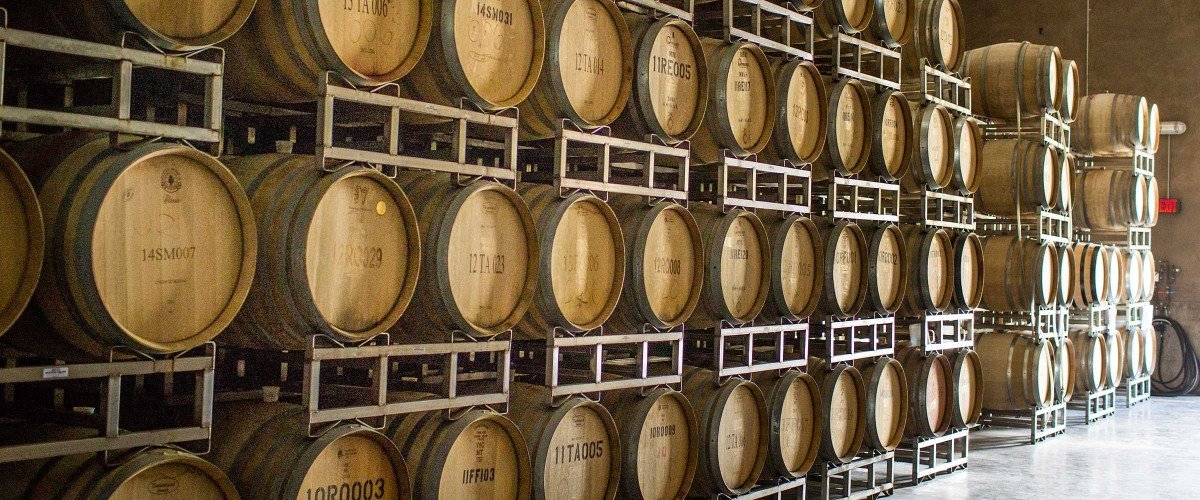 The Carpe Diem barrel room in Philo, California