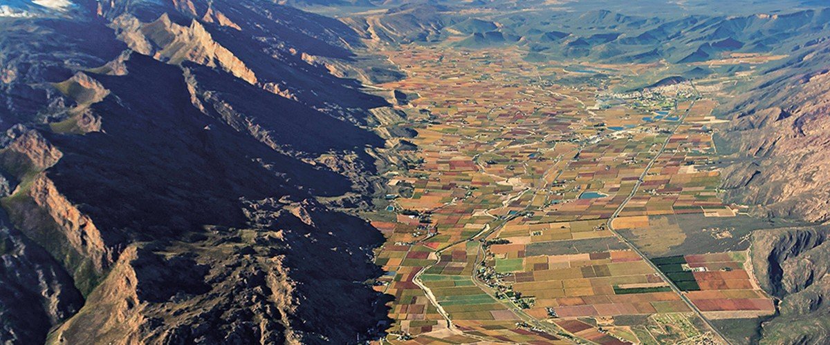 Aerial view of Fleur du Cap and region