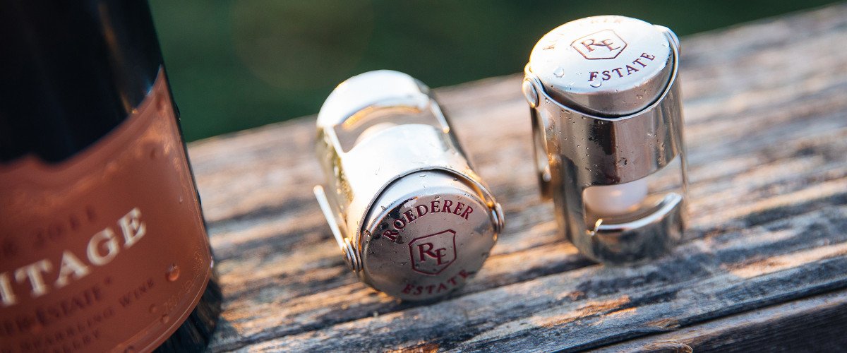 Roederer Estate bottle stoppers