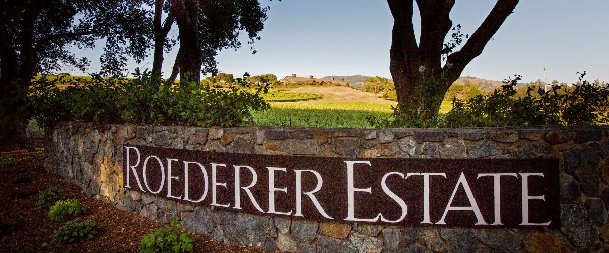 Roederer Estate entrance