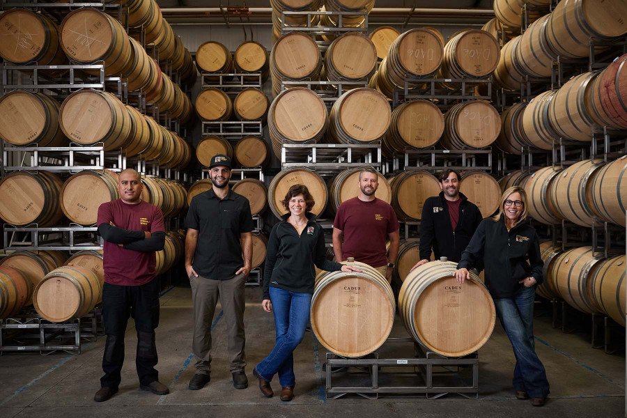 Winemaking team | Credit: Dawn Heumann