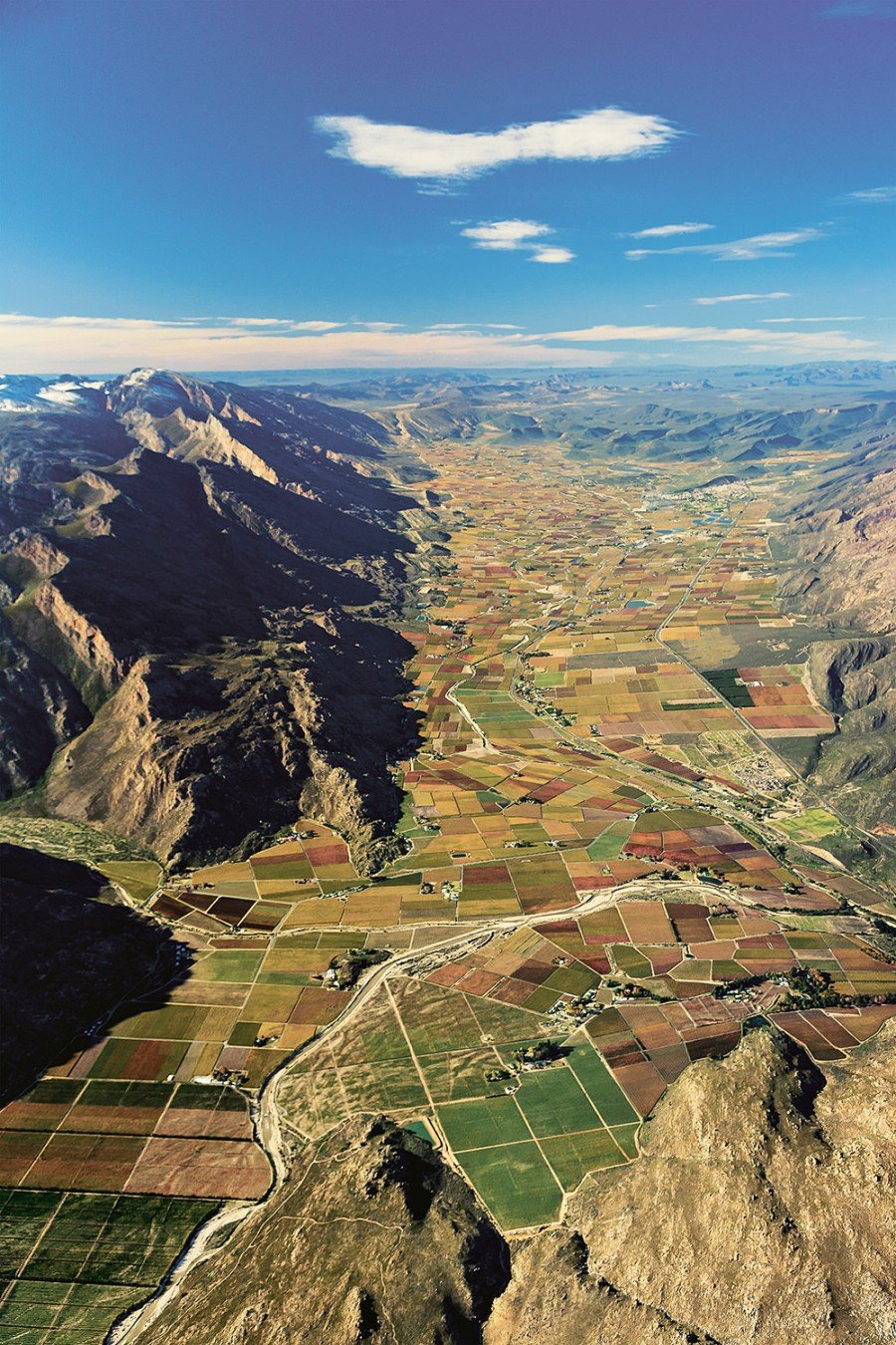 Aerial view of Fleur du Cap and region