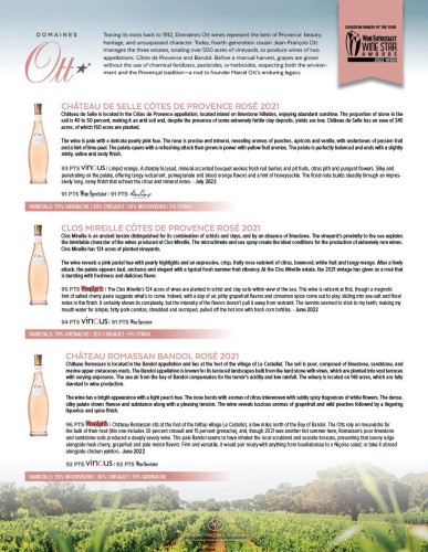 Sell Sheet for {materiallist:brand_name} Château de Selle Côtes de Provence Rosé 2021