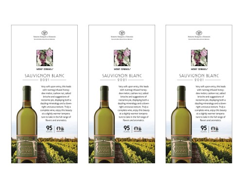 Shelf Talker for {materiallist:brand_name} Sauvignon Blanc 2021