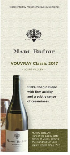 Shelf Talker for {materiallist:brand_name} Vouvray Chenin Blanc 2018