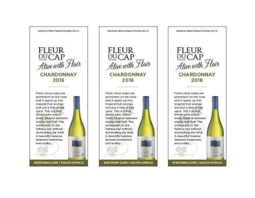 Shelf Talker for {materiallist:brand_name} Chardonnay 2020